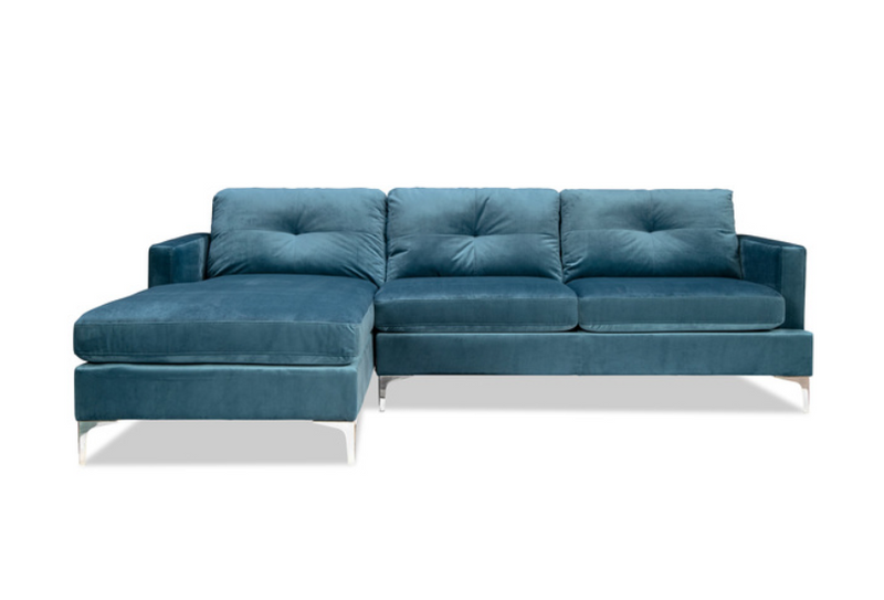 99814BLUSSL - 2-piece Sectional with Left side Chaise