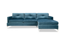 99814BLUSSR - 2-piece Sectional with Right side Chaise