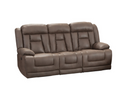 99818P-BRW-3 - Power Double Reclining Sofa with USB Ports