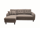 99830GRY-L - 2pc Sofa Chaise with Pop-up Bed and Left Chaise