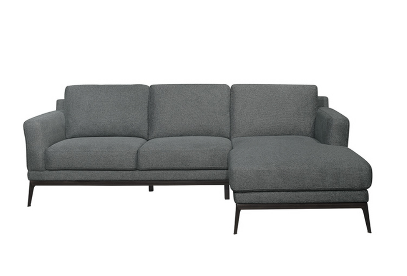99833GRYSSR - 2-piece Sectional with Right Side Chaise