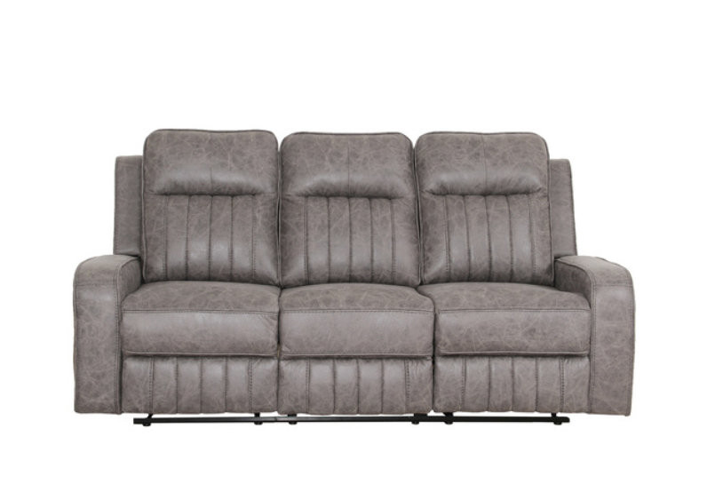 99879GRY-3 - Double Reclining Sofa