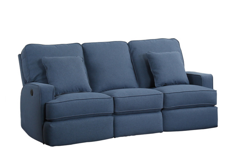 99888P-NAV-3 - Double Power Reclining with Matching Throw Pillows