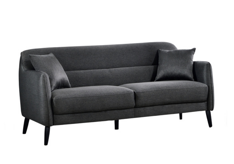 99892GRY-3 - Sofa with Matching Throw Pillows