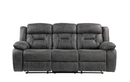 9989GY-3 - Double Reclining Sofa