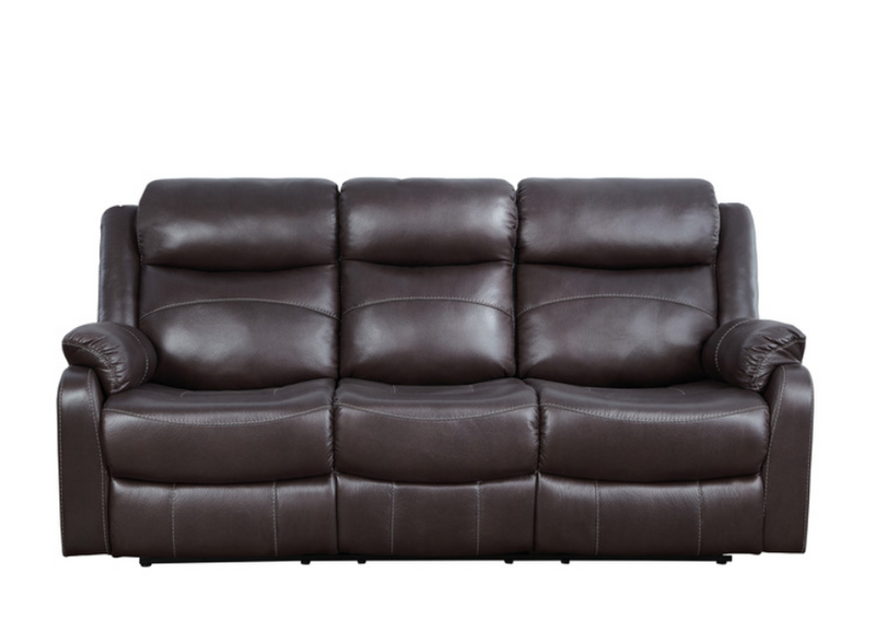 9990DB-3 - Double Lay Flat Reclining Sofa with Center Drop-Down Cup Holders