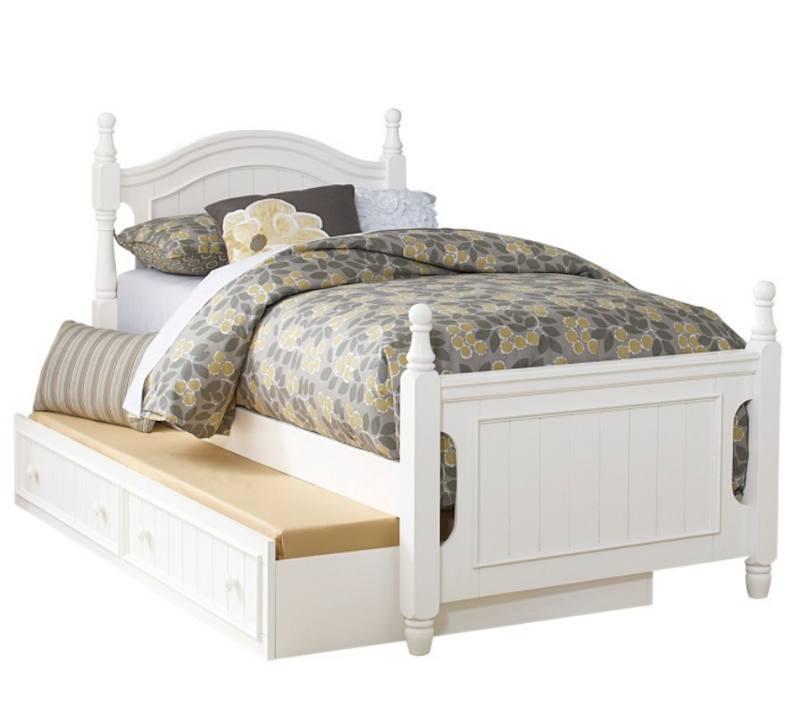 B1799T-1-R - Twin Platform Bed with Twin Trundle