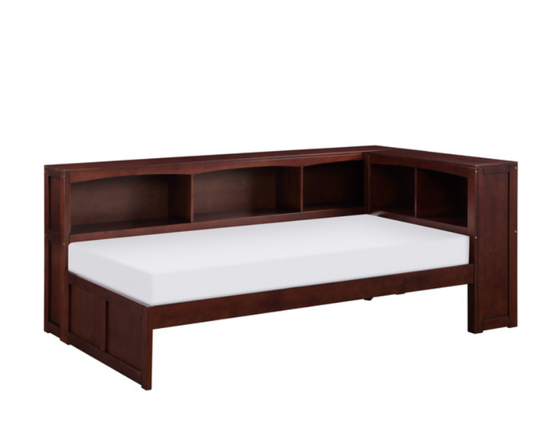 B2013BCDC-1BC - Twin Bookcase Corner Bed