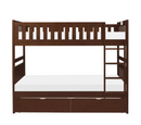 B2013DC-1-T - Twin, Twin Bunk Bed with Storage Boxes
