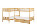 B2043CN-1R - Corner Bunk Bed with Twin Trundle