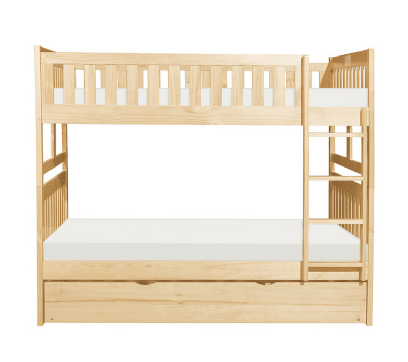 B2043FF-1-R - Full, Full Bunk Bed with Twin Trundle