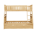 B2043TF-1-R - Twin, Full Bunk Bed with Twin Trundle