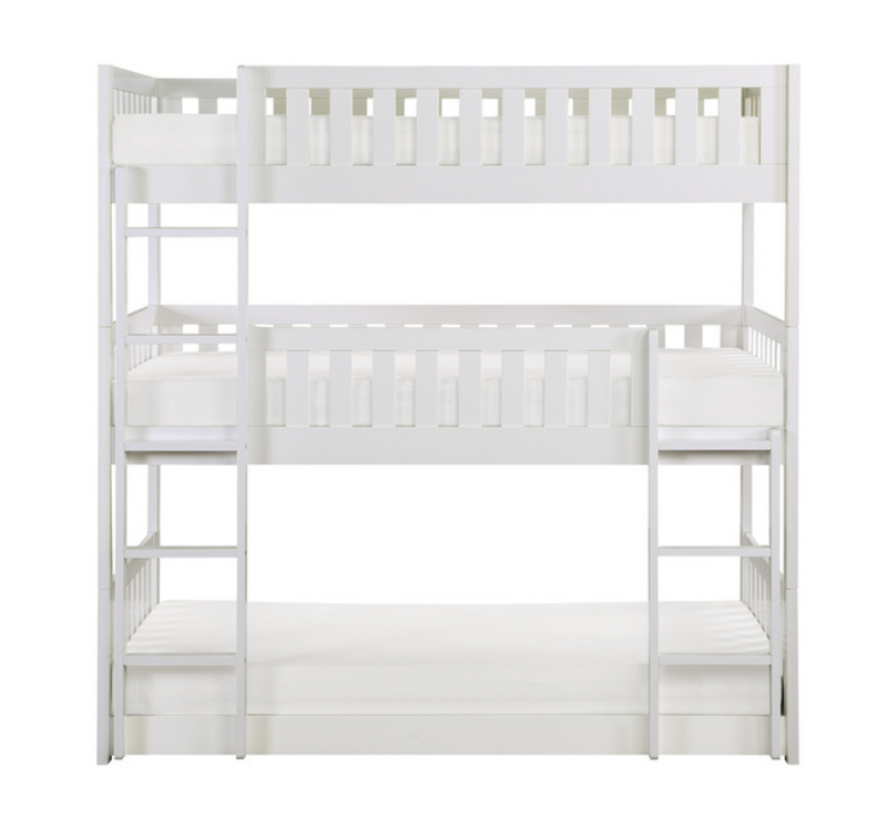 B2053TTTW-1 - Triple Bunk Bed