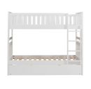 B2053W-1-R - Twin, Twin Bunk Bed with Twin Trundle