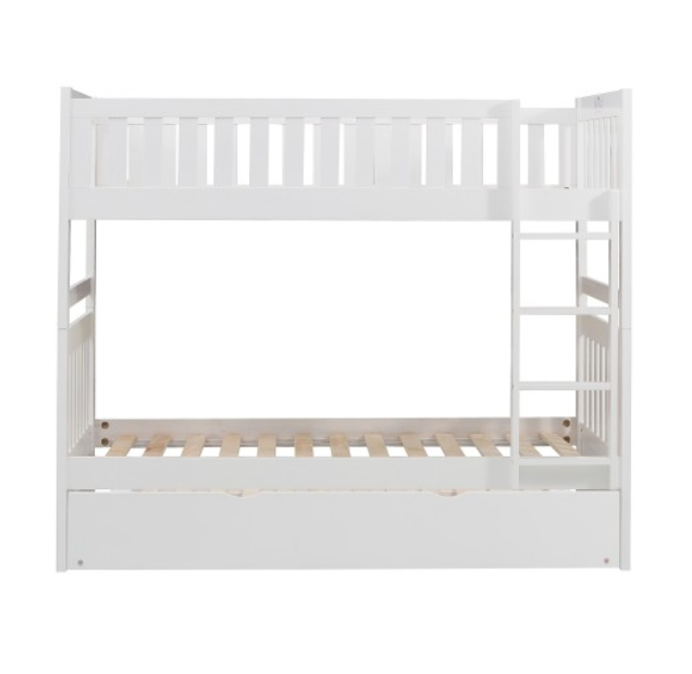 B2053W-1-R - Twin, Twin Bunk Bed with Twin Trundle