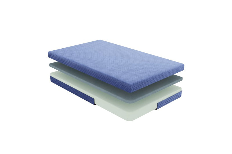 MT-PG 7" - Gel-Infused Memory Foam Blue Bedding Collection